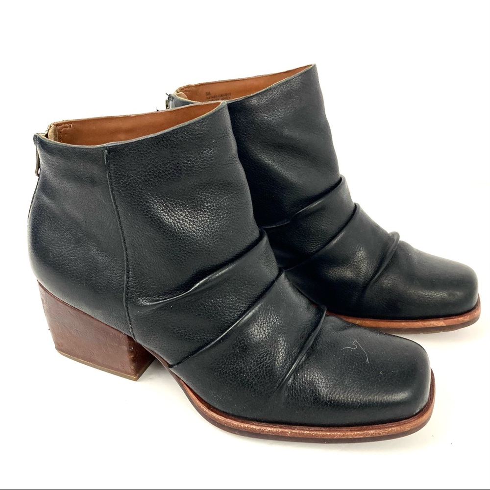 Kork-Ease Kissel Black Ankle Boots Women’s 8 M